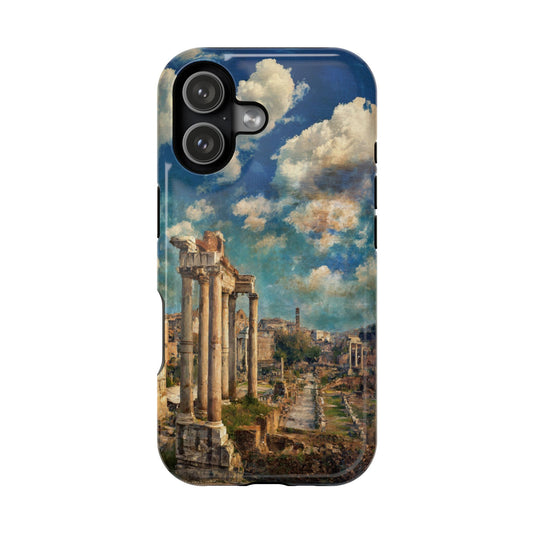 Travel Phone Case — Vintage Rome city - Impact resistant